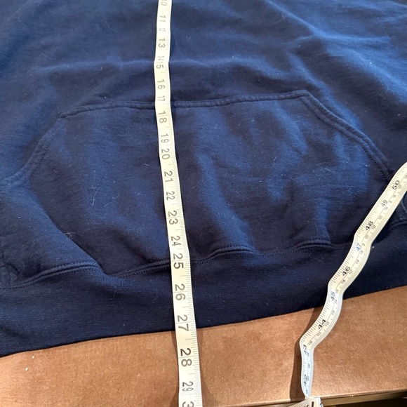 Grunt Style Dark Blue Salty hoodie with Yellow Print - Picture 8 of 10